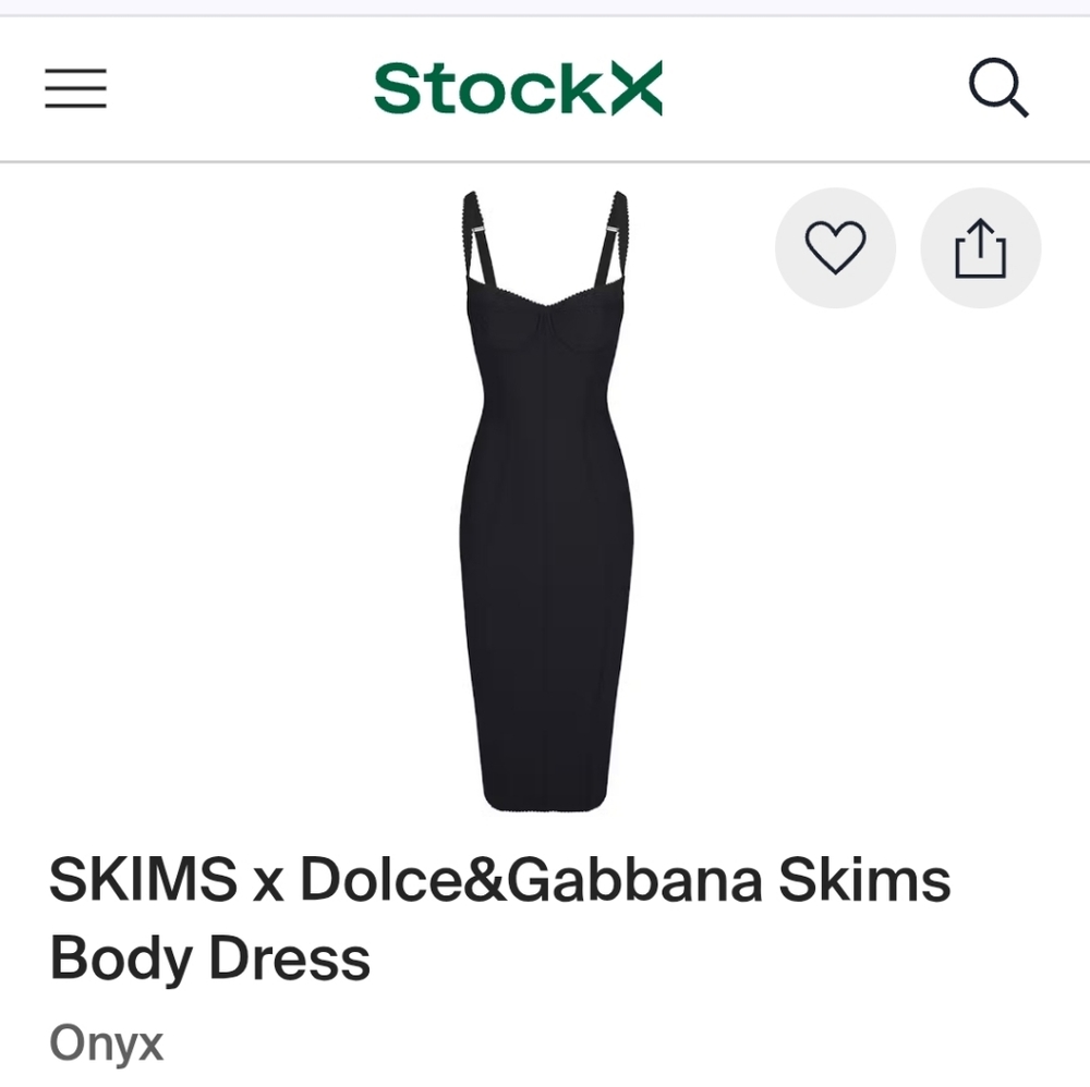 SKIMS Onyx Body Dress